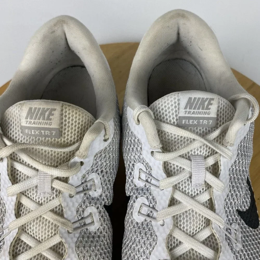 Nike Flex Trainer Womens Size 11 White Shoes Sneakers‎ Running 898479-100